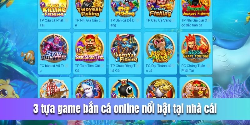 3 nhà cung cấp game bật nhất tại bắn cá 88Bet